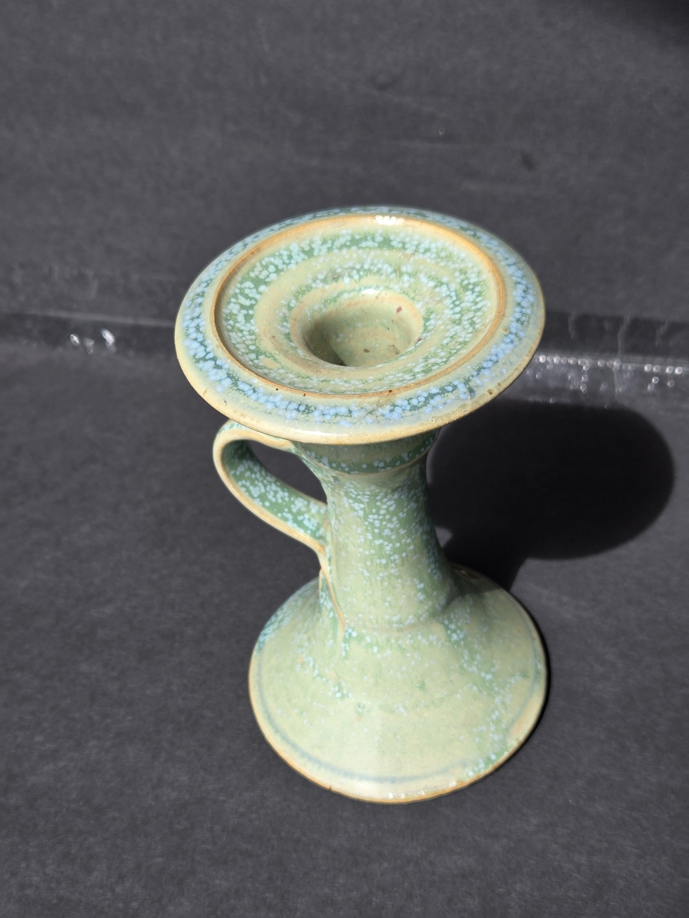 Vintage Louis Mulcahy Pottery Dingle Ireland 6" Candlestick Holder - Mint